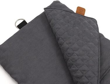 Килимок для собак Paws&Co: портативний, складний, 75x50 см (Сірий)