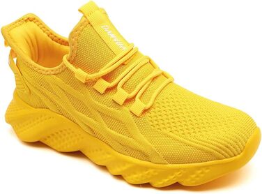 Жіночі кросівки для ходьби, бігу та трекінгу - EGMPDA, жовті, розмір 38 EU
