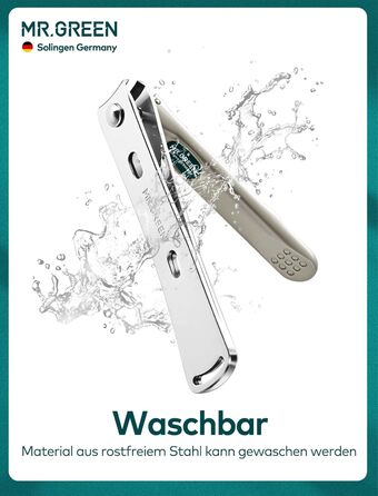 Набір для манікюру Mr. Green: 3 шт. кусачки для нігтів, пінцет, Solingen Edelstahl, шкіряний футляр