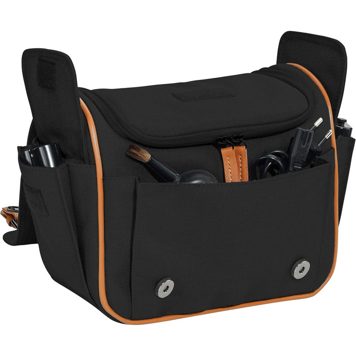 Сумка для камери PEDEA 'Vintage' з захисною плівкою для дисплея, чорна, XL (Canon, Nikon, Pentax)