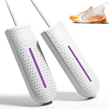 Електричний сушильник для взуття, портативний, 360° сушіння, сушильник для черевиків, антибактеріальний, для гірськолижного взуття, кросівок, шкарпеток, футбольних чобіт