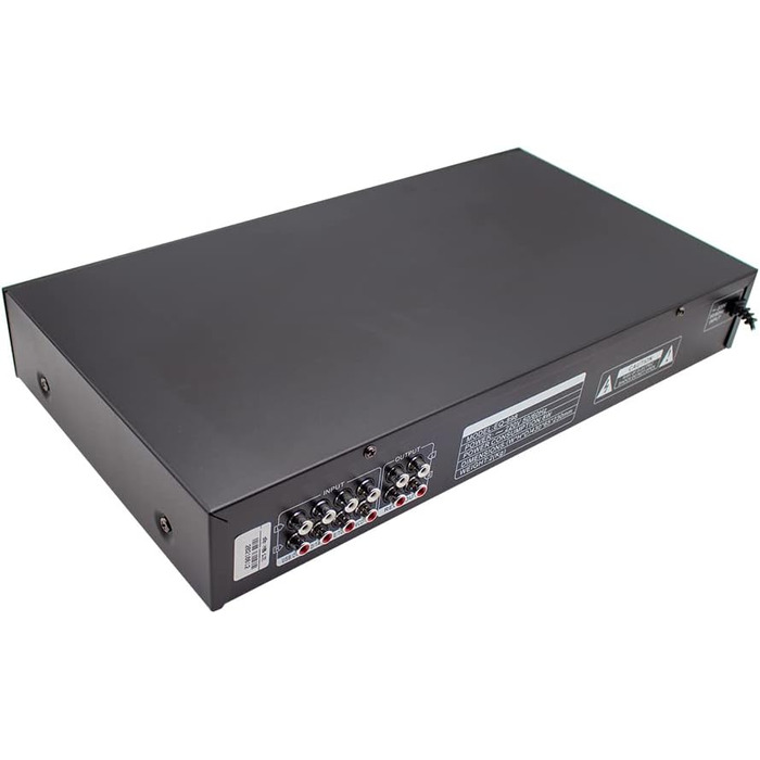 HIFI цифровий стерео еквалайзер Toplionace EQ898, 220В, USB, Bluetooth, двоканальний, 10-смуговий, чорний, для дому та сцени