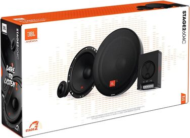 JBL Stage2 604C автомобільна аудіосистема 270 Вт, компонентна акустика 16 см з твітерами, динаміки для авто