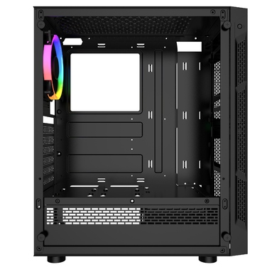 Корпус Gembird Fornax 2000 RGB Midi Tower, чорний