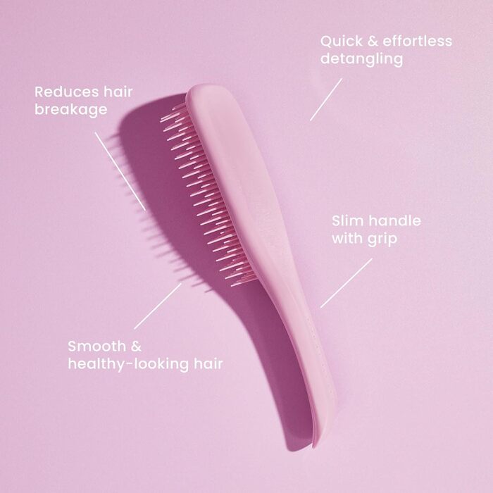 Тізер Tangle Teezer Ultimate Detangler - щітка для волосся Raspberry Rouge, для сухого та мокрого волосся, з плоским руків'ям, 1 шт.