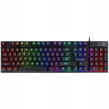 Дротова гібридна клавіатура T-Wolf Bella-J-1743 Arabic (QWERTY)