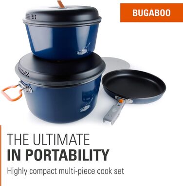 Набір кухонного посуду GSI Outdoors Bugaboo Base Camper для кемпінгу, Seit 1985, універсальний розмір (L)