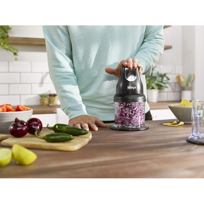 Електричний подрібнювач Ninja Express Chop Mini NJ1002EUBK – для соусів, дипів, пюре та супів