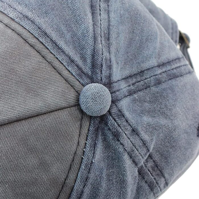 Кепка бейсболка Vintage з бавовни, випрасувана джинсова, ретро, з витертими краями, чоловіча/жіноча, з вишивкою, регульованого розміру, A-Marine