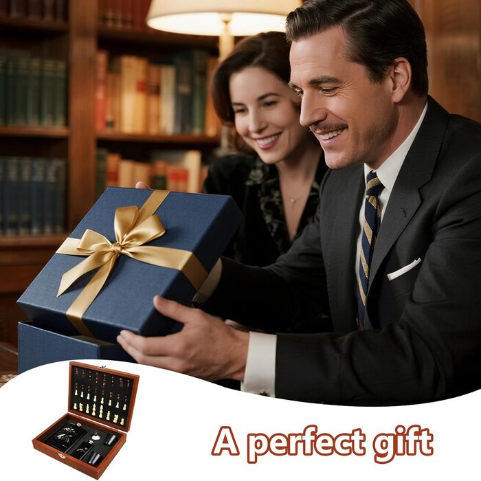 Набір фляга 260мл з шахами, нержавіюча сталь, міні-фляга для віскі, подарунок для батька