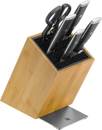 Набір кухонних ножів WMF Grand Class 6 предметів з бруском, Made in Germany, з бруском FlexTec
