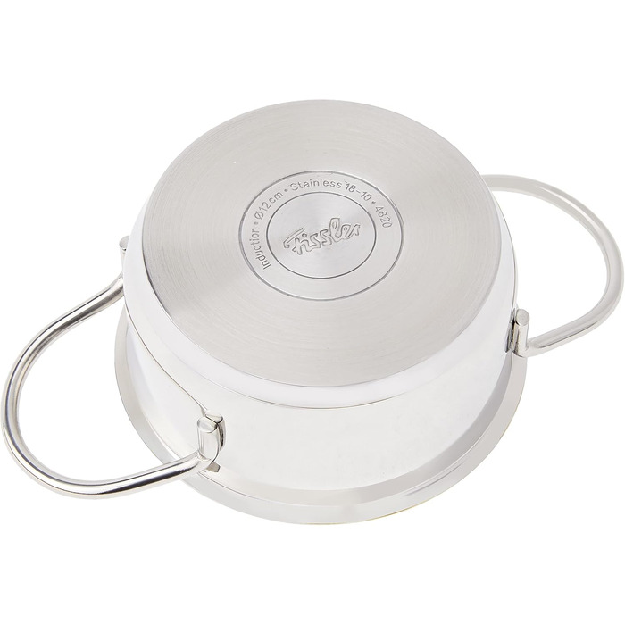 Міні-каструля Fissler Häppchen з нержавіючої сталі 12 см, 0,5 л, з кришкою, для індукції