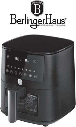 Фритюрниця Berlinger Haus Sahara Collection 8 л з цифровим дисплеєм та 8 автоматичними програмами | Без олії та жиру