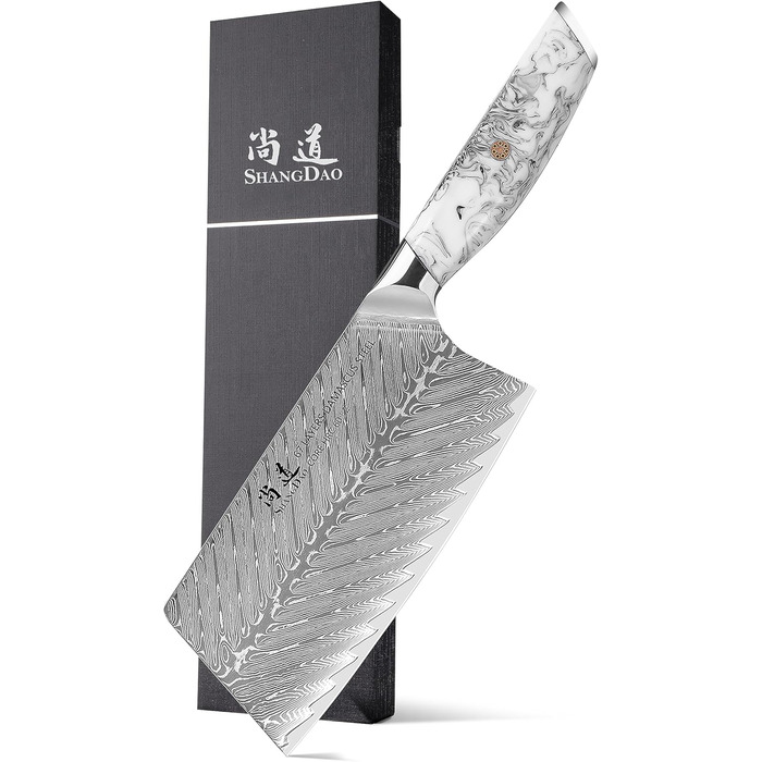 Японський ніж SHANGDAO Kiritsuke 20 см з 67 шарів сталі, ніж для м'яса та нарізки, суші-ніж, подарунок для кухні