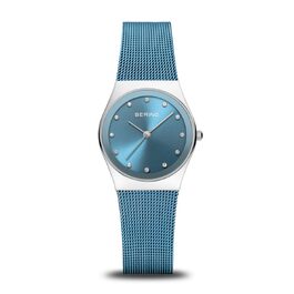 Жіночий кварцовий годинник Bering 12927 Elegant: сталевий корпус 27 мм, міланський ремінець, сапфірове скло, водонепроникність 3 ATM
