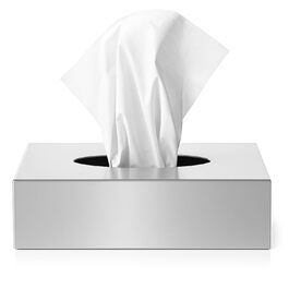 Коробка для серветок з нержавіючої сталі Com-Four® - настінний диспенсер для серветок (сріблястий)