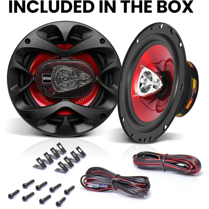 Автомобільна акустика Boss Audio Chaos Series, 3-смугові, 16,5 см (6,5 дюйма), одна колонка
