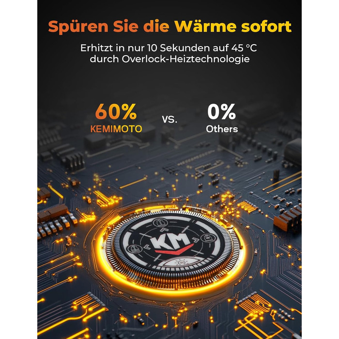 Обогреваемая жилетка KEMIMOTO для мужчин и женщин с USB-аккумулятором 10000mAh, 5 зон обогрева, для катания на лыжах, рыбалки, мотоцикла, активного отдыха, серый, XL