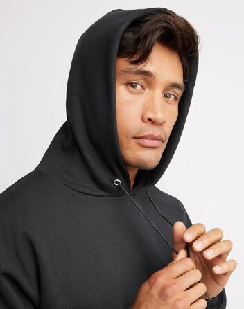 Світшот Hanes Ultimate чоловічий, теплий флісовий худі, бавовна (M, темно-коричневий)