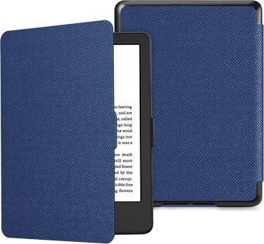 Чохол Fintie для Kindle 6 (11 покоління) 2024/2022 з авто-функцією сну/пробудження, океанський мармур (темно-синій)