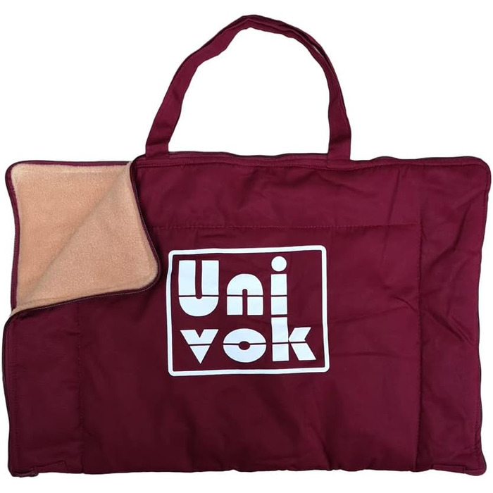 Переносний килимок для собак Univok, миючий, для дому та подорожей (темно-червоний)