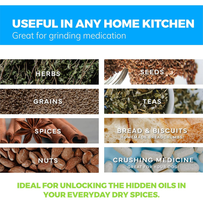 Набір для розмелювання EZ-Grip: ступка та пестик із силікону та порцеляни з неслизькою знімною основою. Новий дизайн, придатний для миття в посудомийній машині. Чорний, 15,25 см