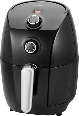 Аерофритюрниця Clatronic FR 3698 H, без олії, 1.5 л, термостат 80-200°C, таймер 30 хв, чорна