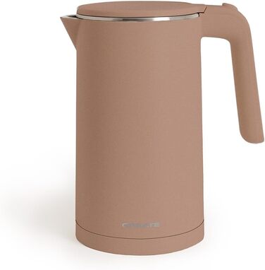 Електричний чайник Studio Pro 1L з регулюванням температури, підігрівом та системою зберігання кабелю, автоматичним відключенням, 1000W (Mokka)