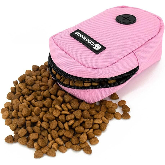 Сумка для ласощів та пакетиків для вигулу собак COOWONE, рожевий колір