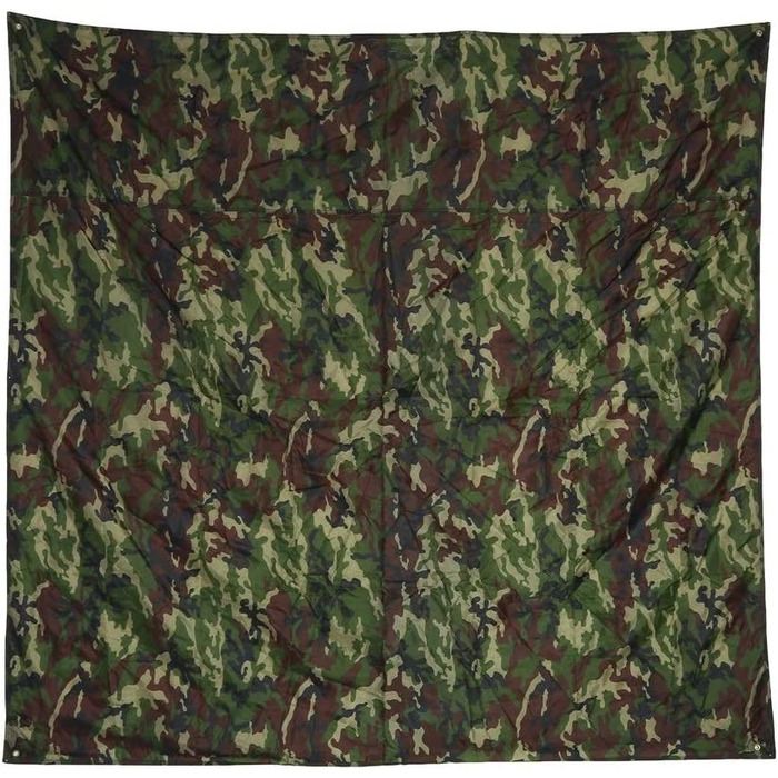 Nikou Camping Tarp - Camouflage Waterproof Camping Shelter Tent Tarp Movable Lightweight Rainproof Mat for Outdoor Picnic Camping (Size: 2 * 2M) 2*2M