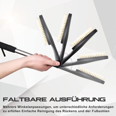 Набір з 3-х спинних щіток Easace з аплікаторами для лосьйонів, щітка для тіла з довгою ручкою, суха щітка для тіла, аплікатор для крему на спину