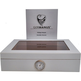 Германус Humidor Mensalla для 30 цигарок, білий