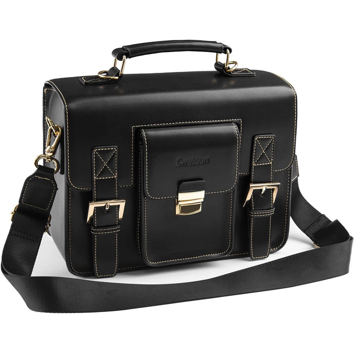 Чохол для камери Cwatcun: водонепроникний, ретро-дизайн, сумісний з Canon, Nikon, Sony (SLR/DSLR, беззеркальні)