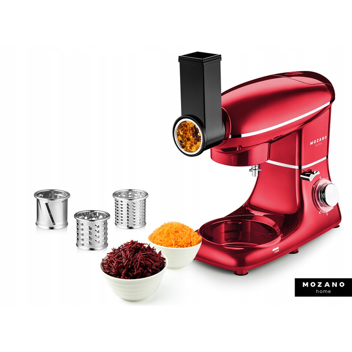 Кухонний комбайн Mozano Kitchen Assistent, 3200 Вт, червоний