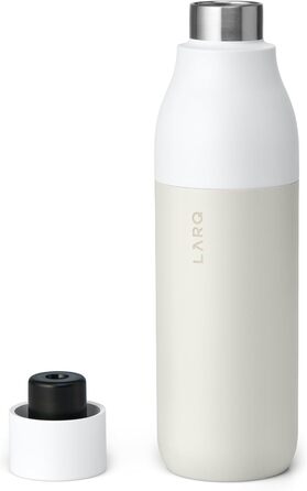 Пляшка для води LARQ PureVis 740 мл білого граніту: самоочисна, ізольована, з УФ-очищувачем, нержавіюча сталь