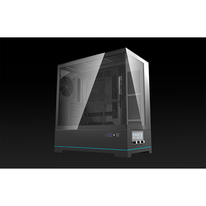 Корпус для ПК DarkFlash DY451 ATX Midi Tower Gaming, загартоване скло, чорний