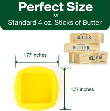 Butter Hugger – Patented Butter Cover – keeps your butter sealed and fresh.
