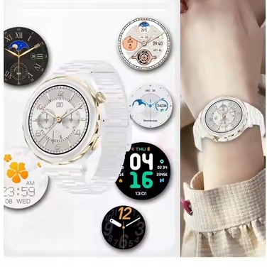 Смарт-годинник Smart-Trend GT, білий з золотом