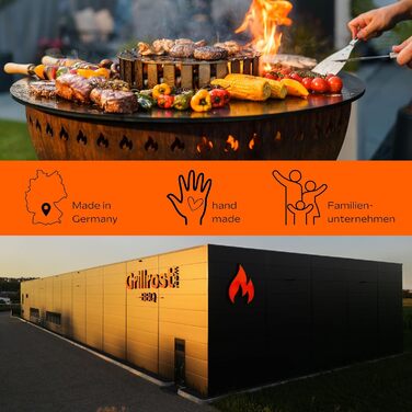 Оригінальна решітка для вугілля Grillrost з нержавіючої сталі для Masterbuilt 560/800/900/1050 – запасна частина для коптильні, довговічна