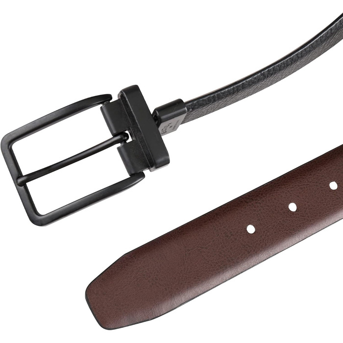 Чоловічий двосторонній ремінь Kenneth Cole REACTION, чорний/коричневий