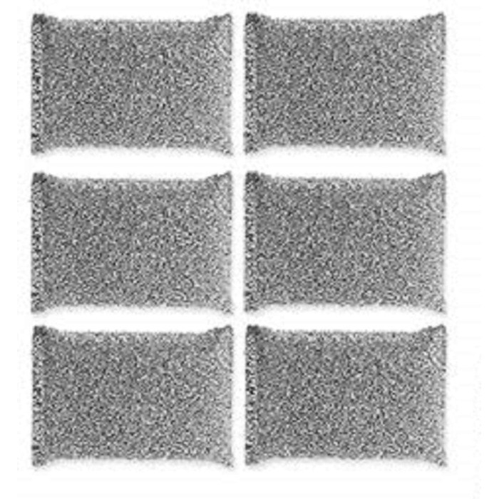 Scratch-resistant scrubbing sponges, cleaning sponge, dish sponge, kitchen sponge, versatile, robust, pack of 6