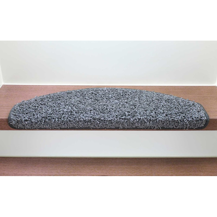 Ступінчасті килимки Kettelservice-Metzker Shaggy: набір 15 шт. (кремовий, сірий)