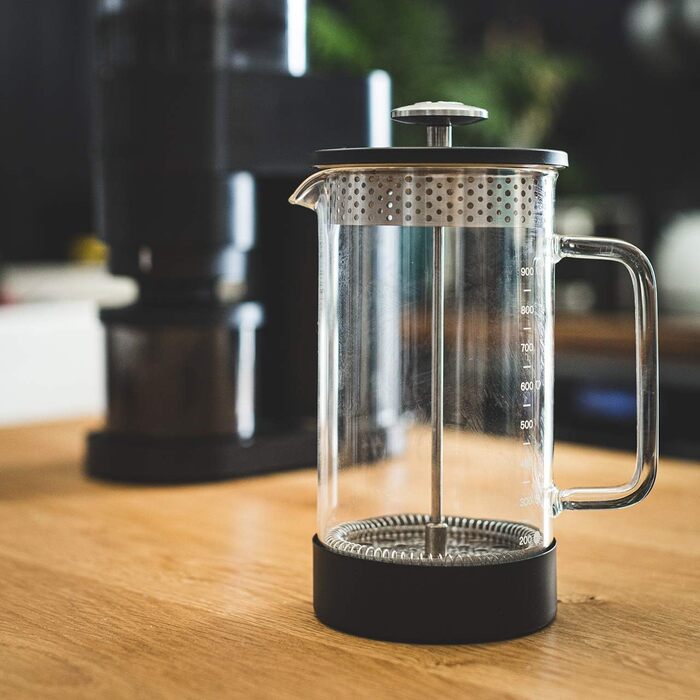 Френч-прес Barista & Co Core 1 л, скло-нержавійка, бірюзовий