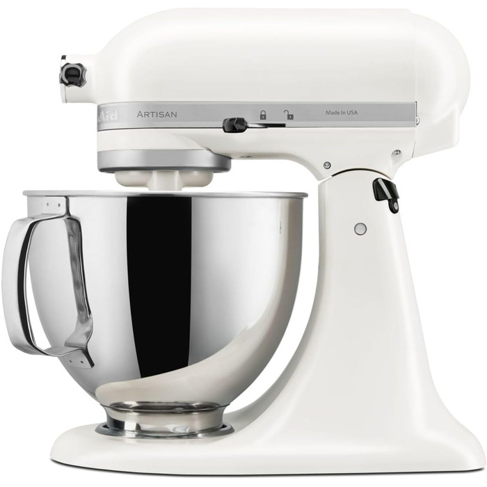 Планетарний міксер KitchenAid Artisan 4,7л, колір порцеляново-білий