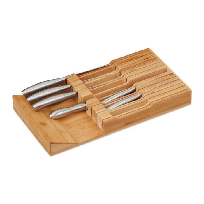 Relaxdays Drawer Knife Holder for 12 Knives