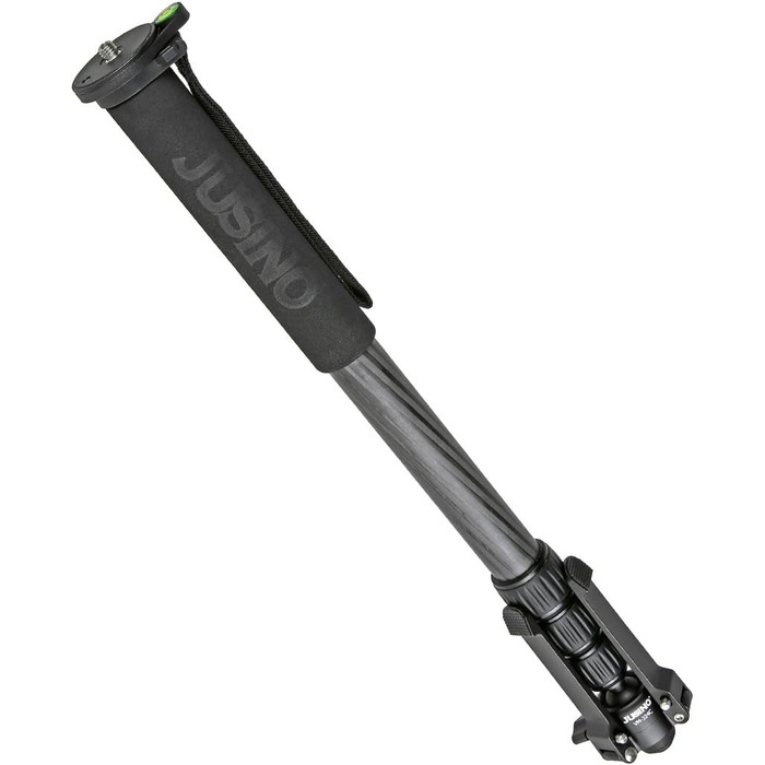 Монопод JUSINO Karbon з регульованою висотою до 170 см та стійким столиком, вантажопідйомність 12 кг (VM-324C)