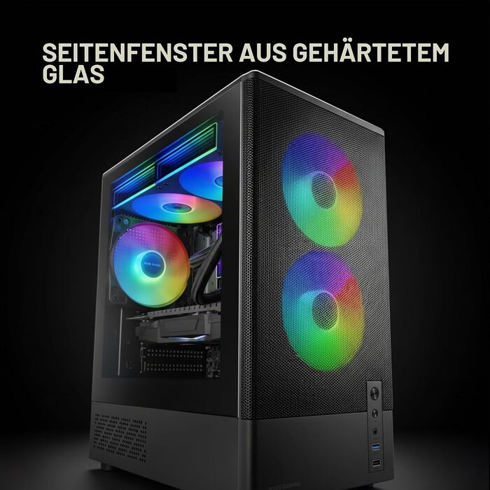 Ігровий корпус Mars Gaming MC-3TCORE Custom ATX/MicroATX, панорамне скло, підтримка рідкого охолодження, чорний