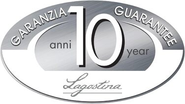 Lagostina Gioiosa Kochtopf, Edelstahl 22 cm, Stahl, 5.7 Liter