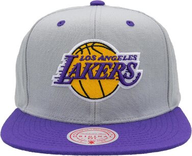 Кепка Mitchell & Ness NBA Lakers Snapback сіра/фіолетова, універсальний розмір