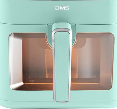 Фритюрниця Heißluftfritteuse DMS XXXL 7L Green з цифровим дисплеєм та 10 програмами | Фритюрниця, духовка, гриль | Без олії